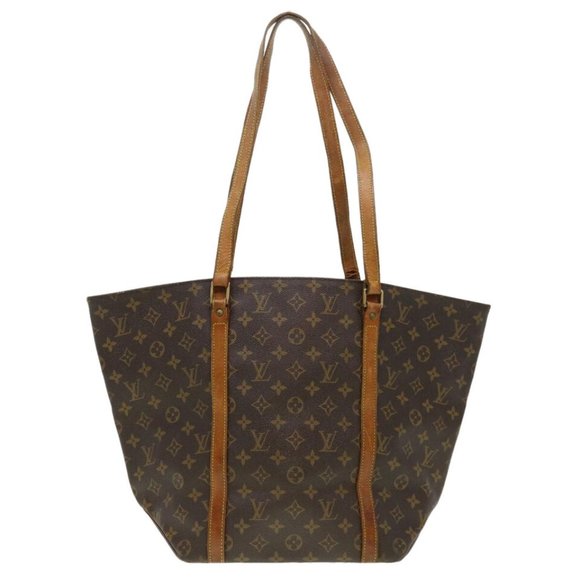 LOUIS VUITTON Monogram Sac Shopping Tote Bag LV Auth - Picture 1 of 16